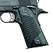 Altamont 1911 Grips - Oak Tree - Full Size 1911 Real Wood Gun Grips w. Ambi Safety fits Most Commander, Standard & Government 1911 Models - Made in USA (CR Silverblack)