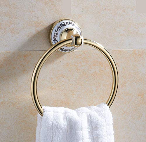 Anneau de serviette de bain rétro GZZ pour optimiser l'organisation de vos toilettes