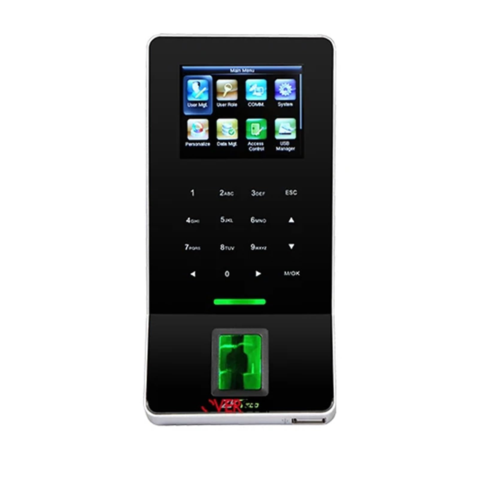 de Control de Acceso de puerta biométrico con huella dactilar, WIFI, USB, pantalla a Color, tiempo de asistencia, lector de tarjetas RFID opcional Conexión rápida(BASIC WIFI)
