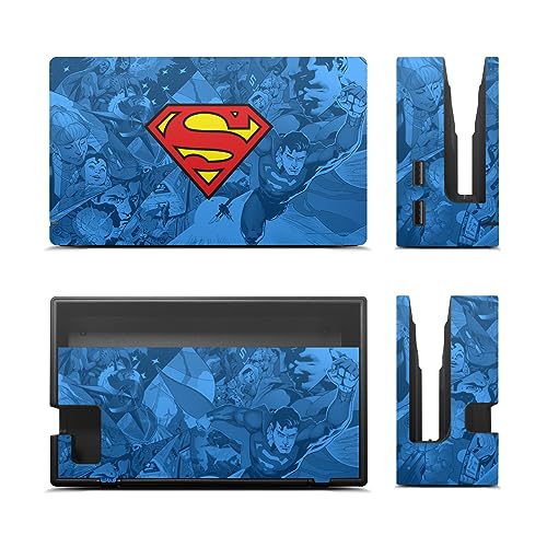 Skin Superman pour Switch protège console et dock des rayures