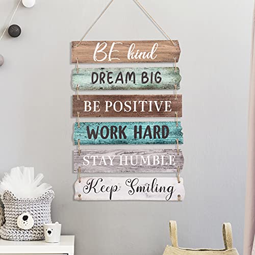 6piecesrusticwallhangingplaquesigninspirationalwallartfarmhousewoodendoorsignspositiveplaquewithquotesmotivationalquotedecorforofficebedroomlivingroomretrostyle  Urban Country Home Decor 6 pieces rustic wall hanging plaque sign inspirational wall art farmhouse wooden door signs positive plaque with quotes motivational quote decor for office bedroom living roomretro style  urban country home decor