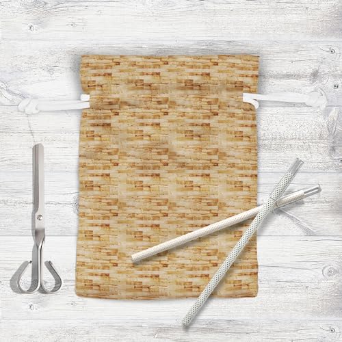 Image of ArtzFolio Yellow Parquet | Pouch Wrist Potli Bag | Bag for Weddings & Casual Parties