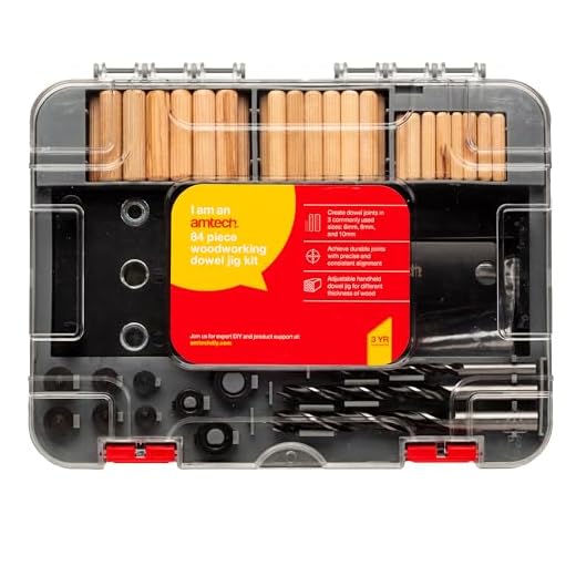 Amtech Dowel Jig Kit for Woodworking