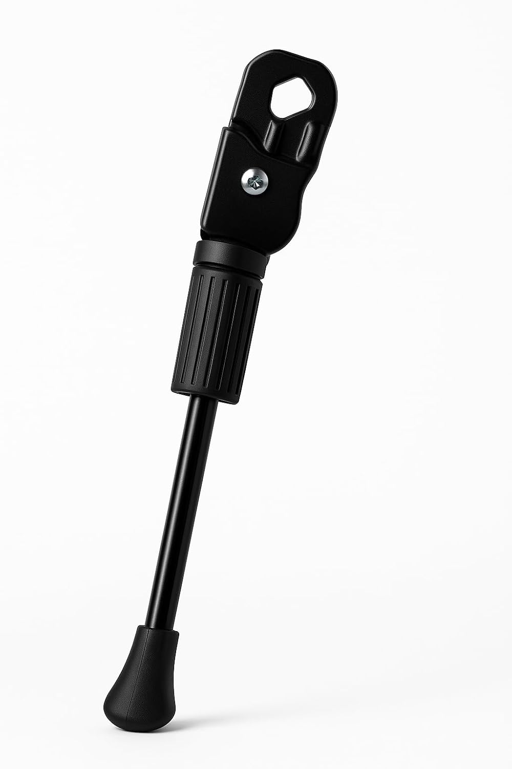 Shaqraa Cycle Stand & Kickstand for14T Bicycles, Black, Heavy-Duty Steel, Fits Tyre Size 14 Inch, Anti-Slip Rubber Base, Hub Axle Bracket Mount, 229mm-picture-11