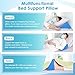 Bed Wedge Pillow For Sleeping Seniors Post Surgery Incline Pillow Bedsore Pressure Relief Cushions For Butt Lifting Patient Turning Triangle Foam Wedges For Bed Positioning Body Back Support (Blue)