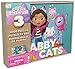 Gabby's Dollhouse Wooden Puzzle Collection, 3 Meow Tastic Puzzle Motifs with Sturdy Wooden Box for Storage, Each Motif Consists of 24 Pieces, Puzzle Fun for All Gabby Fans from 3 Years