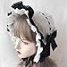 Besforta Women Mop Hat Victorian Housemaid Bonnet Hat for Costume Headwear
