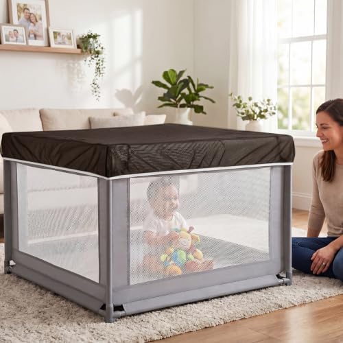 Mosquito Net for Stroller, Brown, 2 Pcs — 사진 5