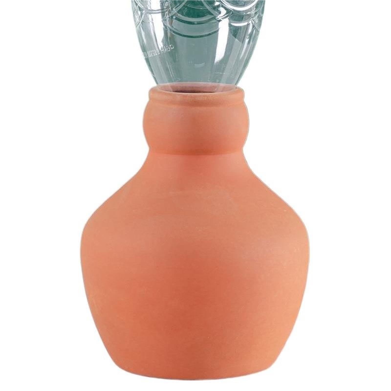 Automatische Bewässerung von Pflanzen Terrakotta-Bewässerungsspieße, selbstbewässernde Kugeln, selbstbewässernder Einsatz(1 Piece)