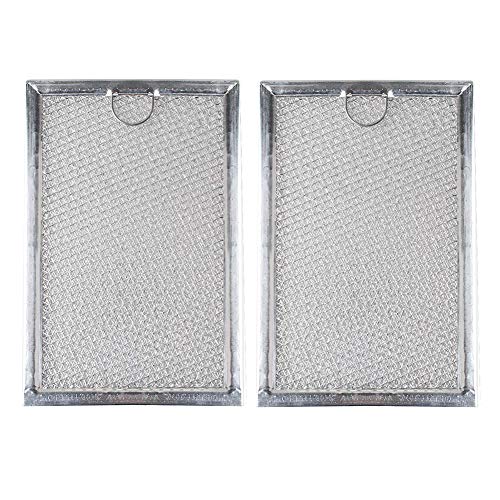 WB06X10309 Filter Microwave Oven Grease Filter for GE and Hotpoint Microwave-Aftermarket Replacement Filter Compatible with Frigidaire 5304464105, 2 Filters 19.3x12.8x0.2cm