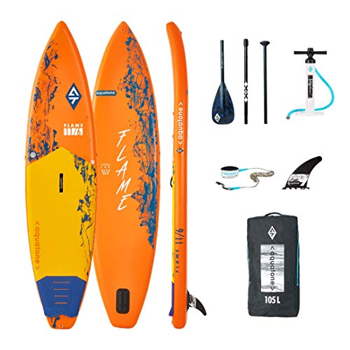 Aztron Aquatone Flame 11.6 Touring Isup Hinchable Tabla de Surf, Stand Up Paddle 350x81x15