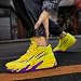 Imagen de Kmrlofiy Zapatillas de Baloncesto Hombre Antideslizantes Zapatos de Baloncesto Unisex Ligeras Transpirables Masculinos Aire Libre Deportivas Zapatillas Correr Gimnasio
