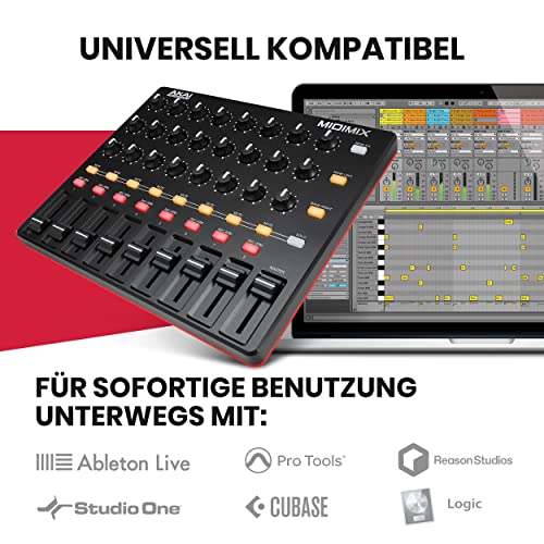 AKAI Professional Midimix - Voll zuweisbarer, portabler MIDI Mixer & DAW Controller