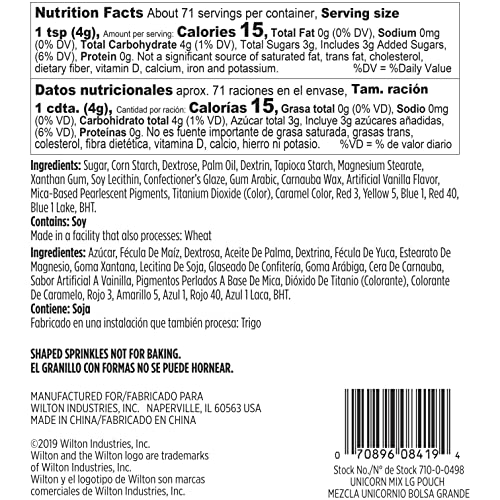 Wilton Purple Unicorn Sprinkles Mix, 10 Oz, Non Toxic #TOP5
