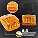 Partsam 5X Super Bright Amber Yellow 17LED Cab Marker Top Roof Lights Assembly Compatible with Kenworth/Peterbilt/Freightliner/Mack/International Paccar Semi Truck Trailer,DOT Compliant