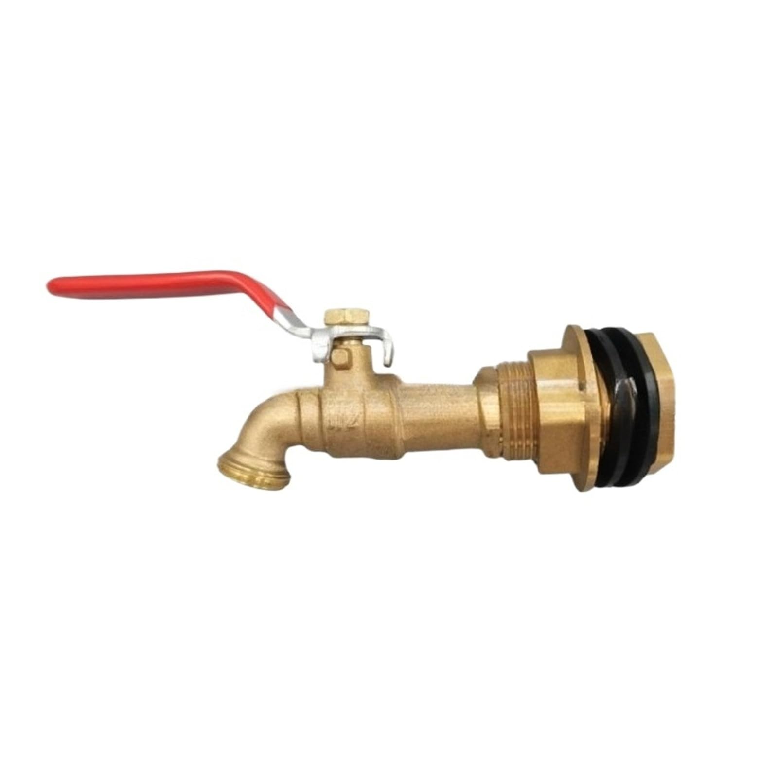 5 pz ottone pioggia barile rubinetto 3/4 * 1/2 quarto di giro con valvola a sfera paratia for serbatoi d'acqua vasche piscine