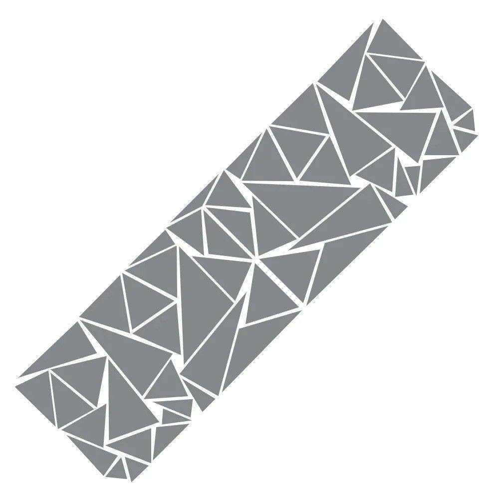 Auto Accessory Car Body Tail Sticker Auto Vinyl Decal DIY Decoration Accessories(Glossy Gray)
