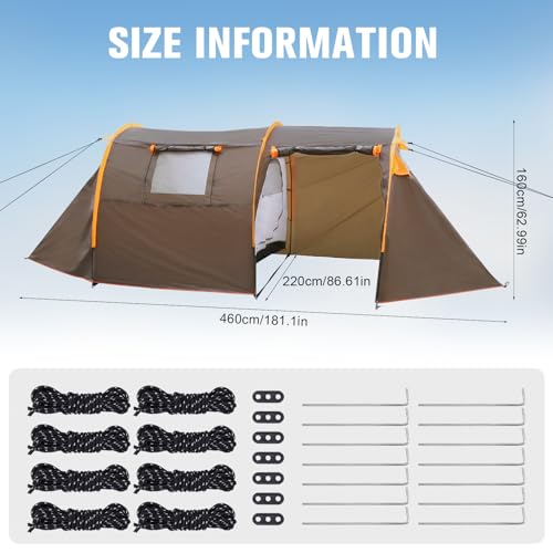 ALINUOYQ Oxford 2-Person Bikepacking Tent
