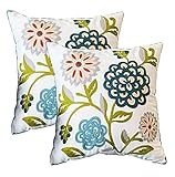 Fundas Decorativas de cojín Bordadas para Exteriores, 2 Unidades
