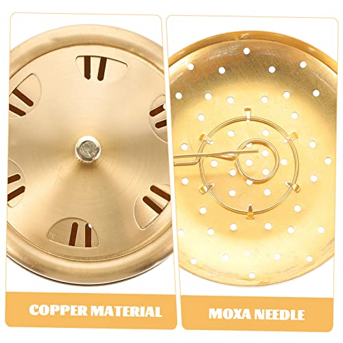 Soporte para Bastón de Moxibustión de Cobre con Control Ajustable de Temperatura, Herramienta Terapéutica Sin Humo para Masaje Profesional y Uso Prolongado miniatura 3