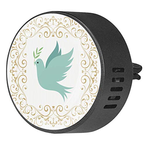 BestIdeas - Ambientador de aire para coche (2 unidades, aroma floral de fruta de la pasión, difusor de aceites esenciales de aromaterapia)