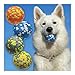 Mankoda Dog Balls, Indestructible Tennis Balls for Dogs, Durable Bouncy Dog Toy Balls for Aggressive Chewers, Interactive Dog Toys for Fetch Game, Lightweight Floating Dog Toys (4 Balls)