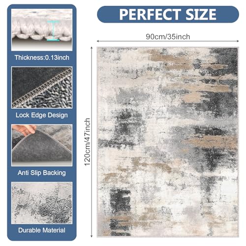 EXGUEACK Office Chair Mat for Hardwood Floor & Tile Floor, 36"x48" Office Chair Mat for Carpet, Office Rugs for Rolling Chairs, Desk Chiar Mat for Low Pile, Anti Slip by EXGUEACK - Image 3