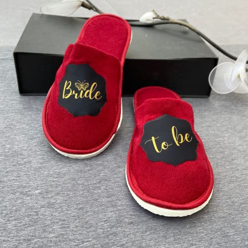 Image of BRIDE TO BE Home Slippers For Women And Props For Wedding Shoot & Gifting