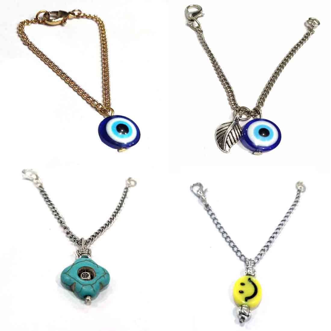 GURJARI JEWELLERS EvilEye Adjustable Watch Charm for Women & Girls Jewellery for Gift (Colourfull Set 4) (B0B5DFR8SS) Amazon Price History, Amazon Price Tracker