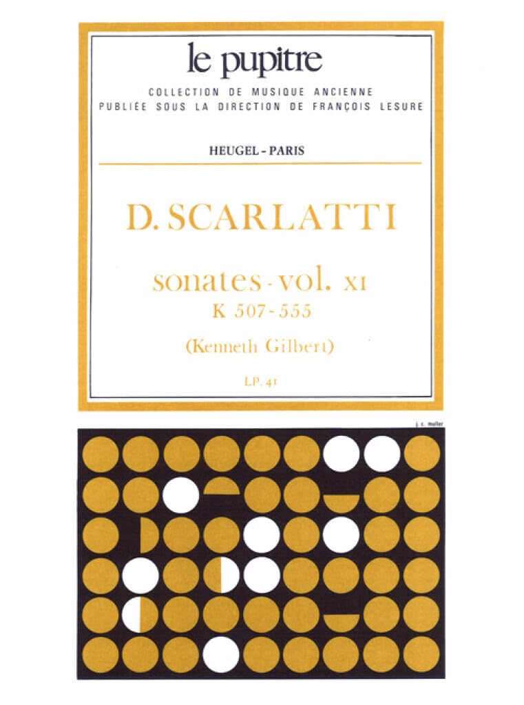 Gilbert: Oeuvres Completes pour Clavier Volume 11 Sonates K507 a K555 (Lp41)