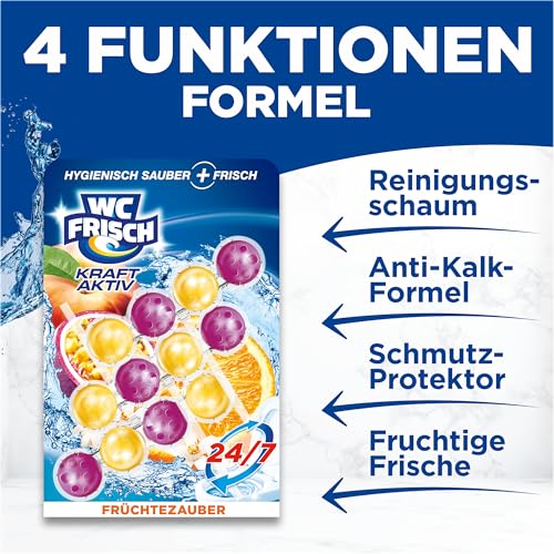 WC Frisch Kraft Aktiv Duftspüler Früchtezauber (3er), Klostein Einhänger – Ansicht 3
