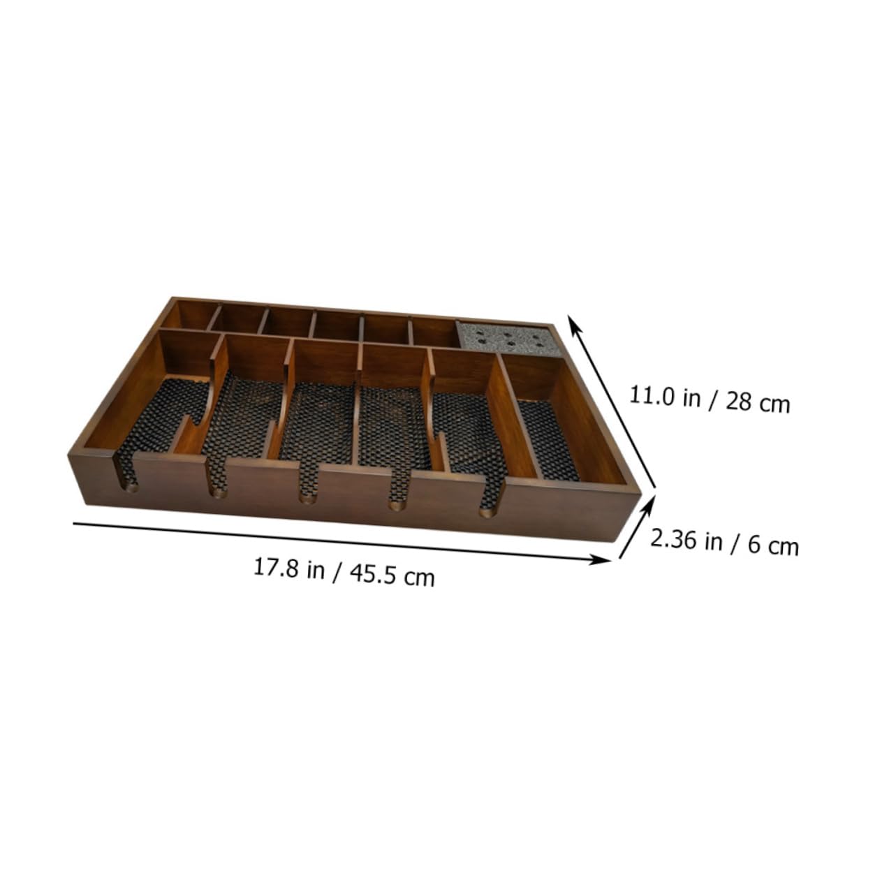 VICASKY Organisateur en Bois Massif et Design à Grille Rationnelle Grosse Capacité Porte-outils Pratique pour Salon de Coiffure pour Ciseaux et Tondeuses Professionnelles