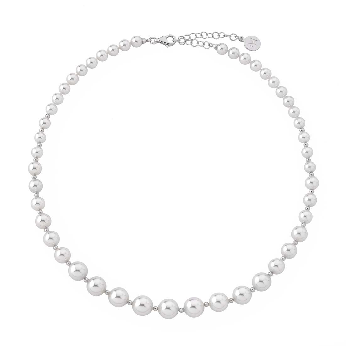 Majorica14710.01.2.000.010.1 - Collar de Plata 925 con Perla (45,0 cm)