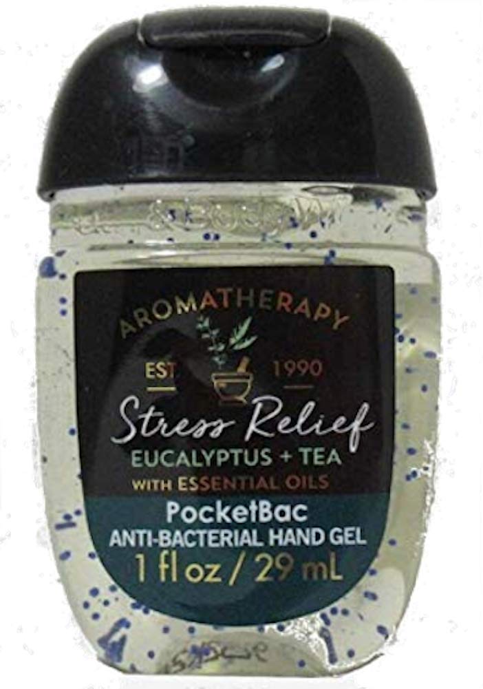 Bath Body Works PocketBac Hand Gel Sanitizer Stress Relief Eucalyptus Tea Packaging Varies