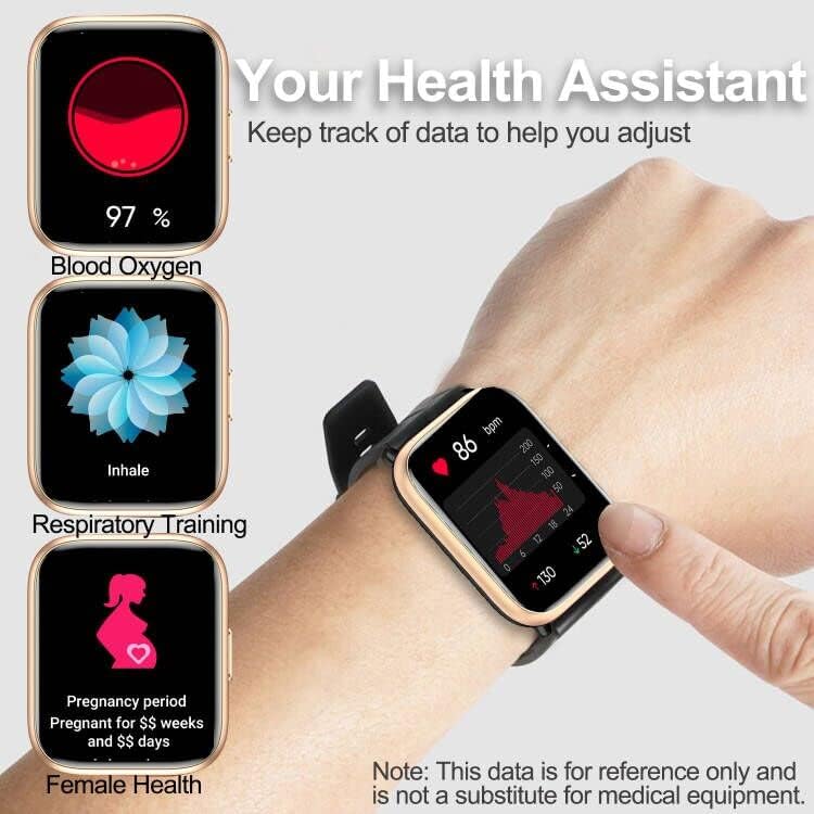 Miniatura 4 de FACOI Android Smart Watches for Women - 18 Smartwatch with 5ATM Waterproof Health Monitor for Heart Rate Step Counter Pedometer Sleep Fitness