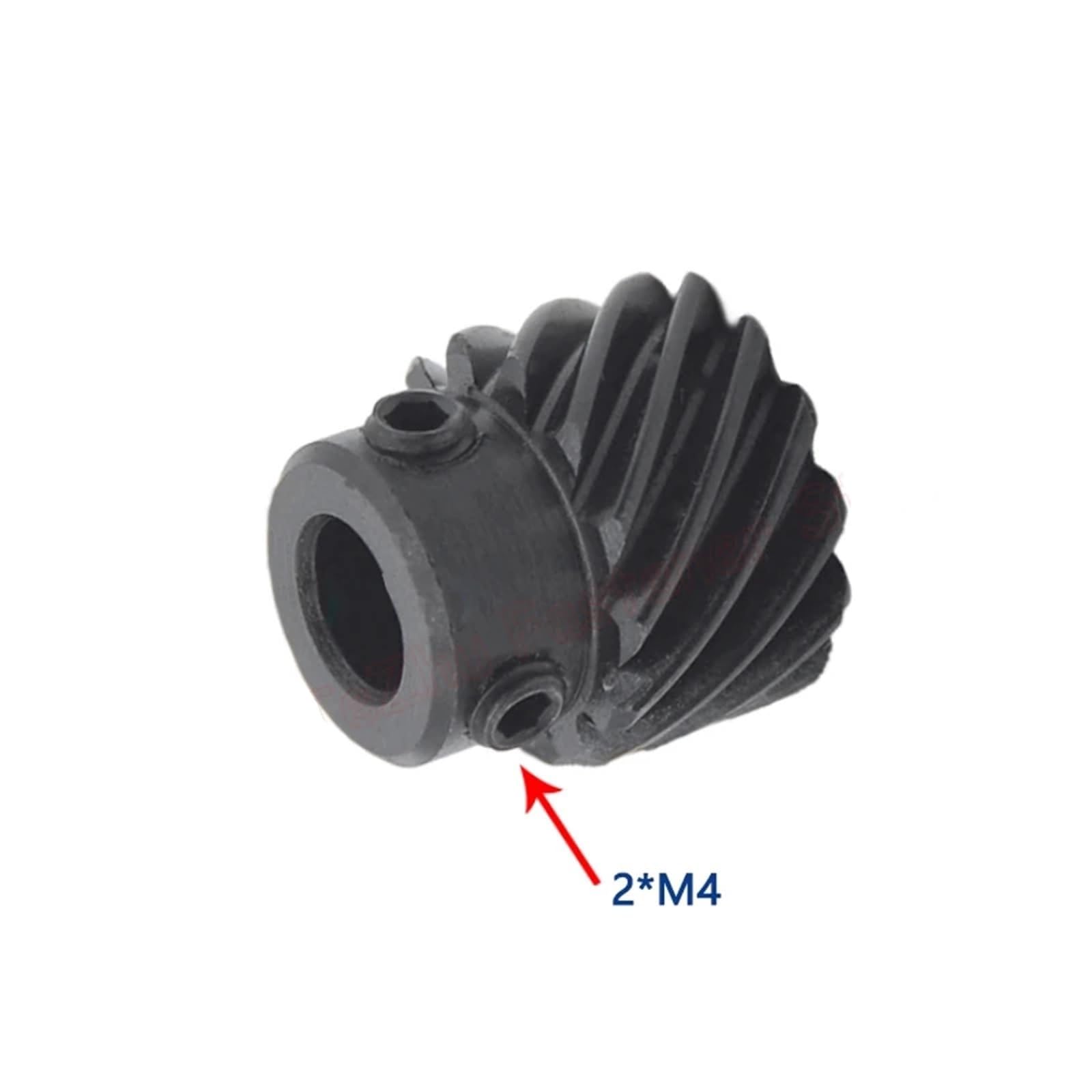 1M 13T 45 Grad Schrägverzahntes Kegelrad - Links- und Rechtsdrehung, 45# Stahl, Bohrungsgrößen 5-10mm, 1 Stück(1M 13T-Bore 6.35mm Right-hand)