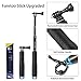 Selfie Stick for GoPro,19”Waterproof Hand Grip Adjustable Extension Monopod Pole for Gopro Hero 5 4 3+3 2 1 SJ4000 SJ5000 SJ6000 Xiaomi Yi