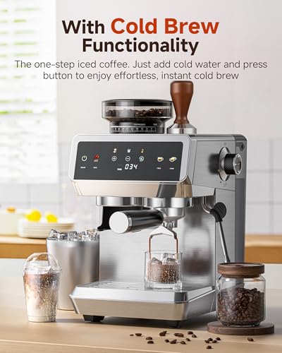 Semi-Automatic Espresso Machine with Wand