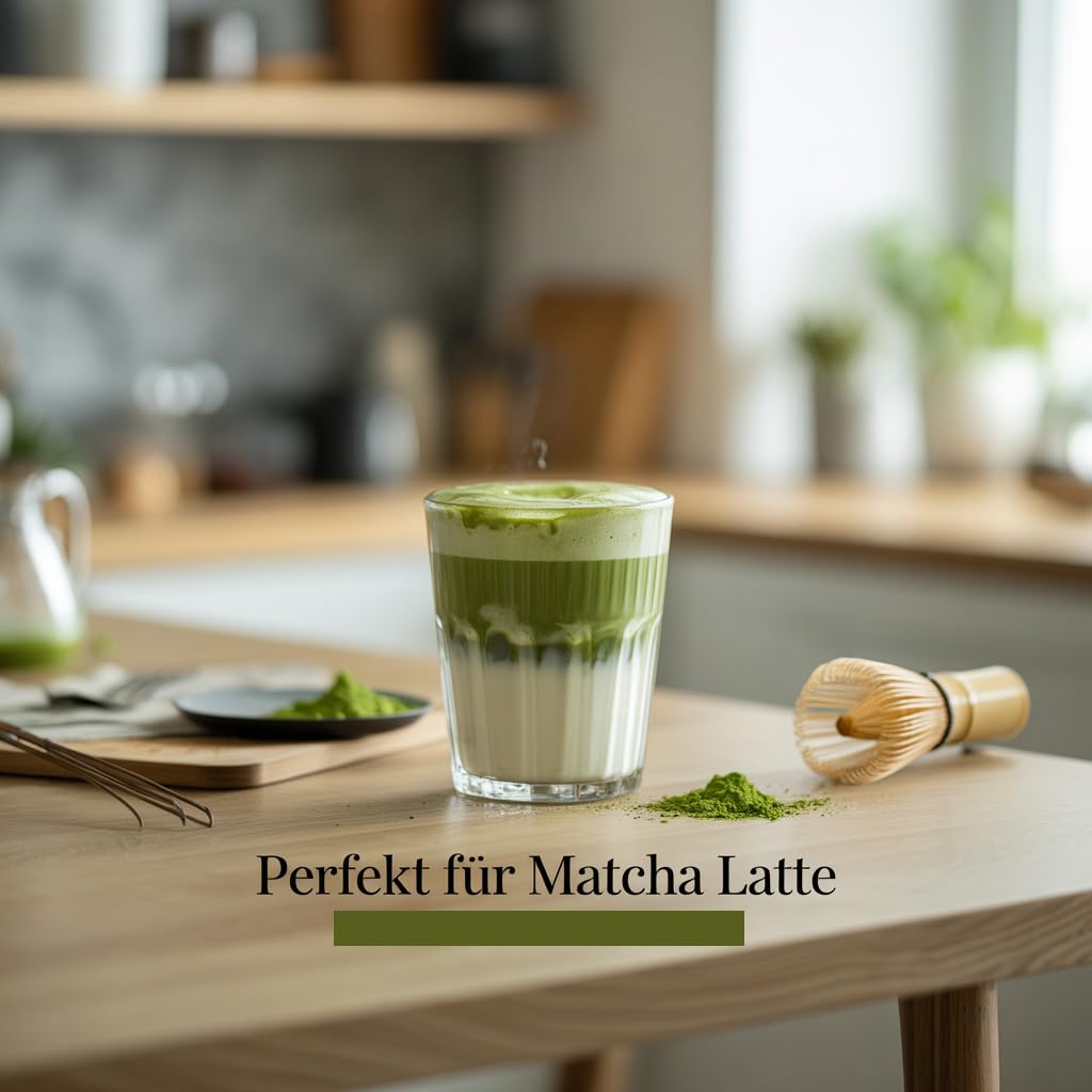 Matcha Pulver aus Japan für Matcha Latte 500 g | Quertee • Premium Matcha • Fein gemahlen • Für Tee, Matcha Latte & Smoothies • Original aus Japan