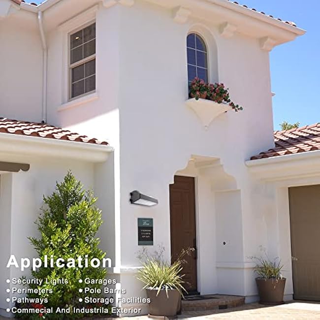 LED Full Cutoff Wall Pack, 35W(420W Eqv.) 4,200LM 5000K with Dusk to Dawn Photocell, 100-277Vac, LED Wall Pack for Outdoor Lighting (1 Pack) - ETL Listed