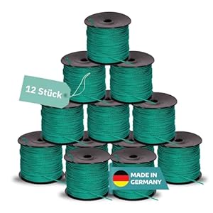 Awotex Pflasterschnur Grün 12 Rollen Set