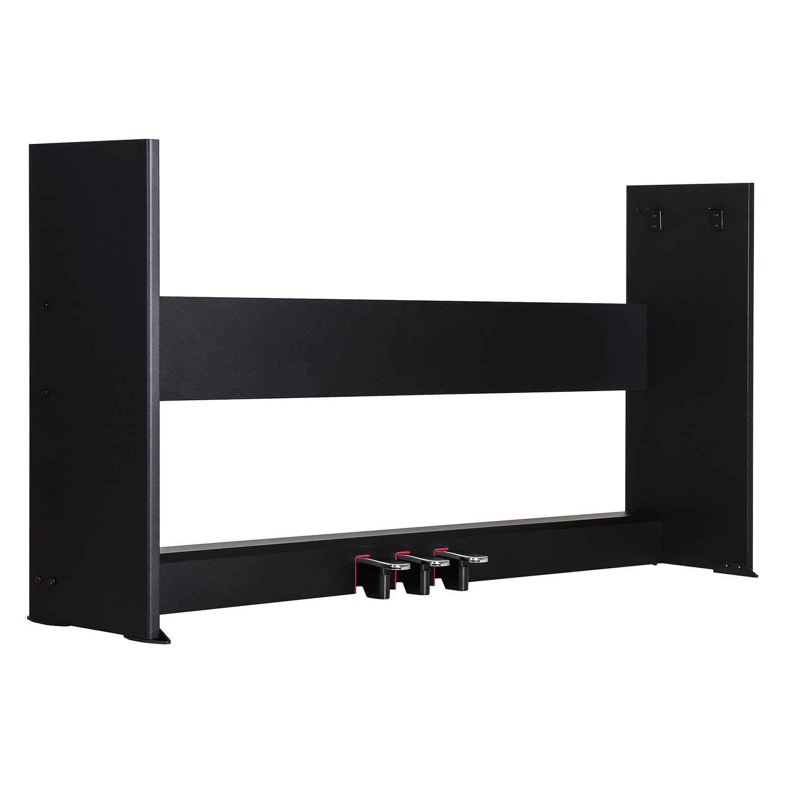 NU-X Support en bois de qualité supérieure avec système intégré à 3 pédales pour pianos numériques NU-X NPK-10 et NPK-20 | Support robuste et élégant avec finition noire élégante