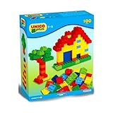 100 Teile. Unico 8505-0000 100 Bauklötze im Karton, Multi