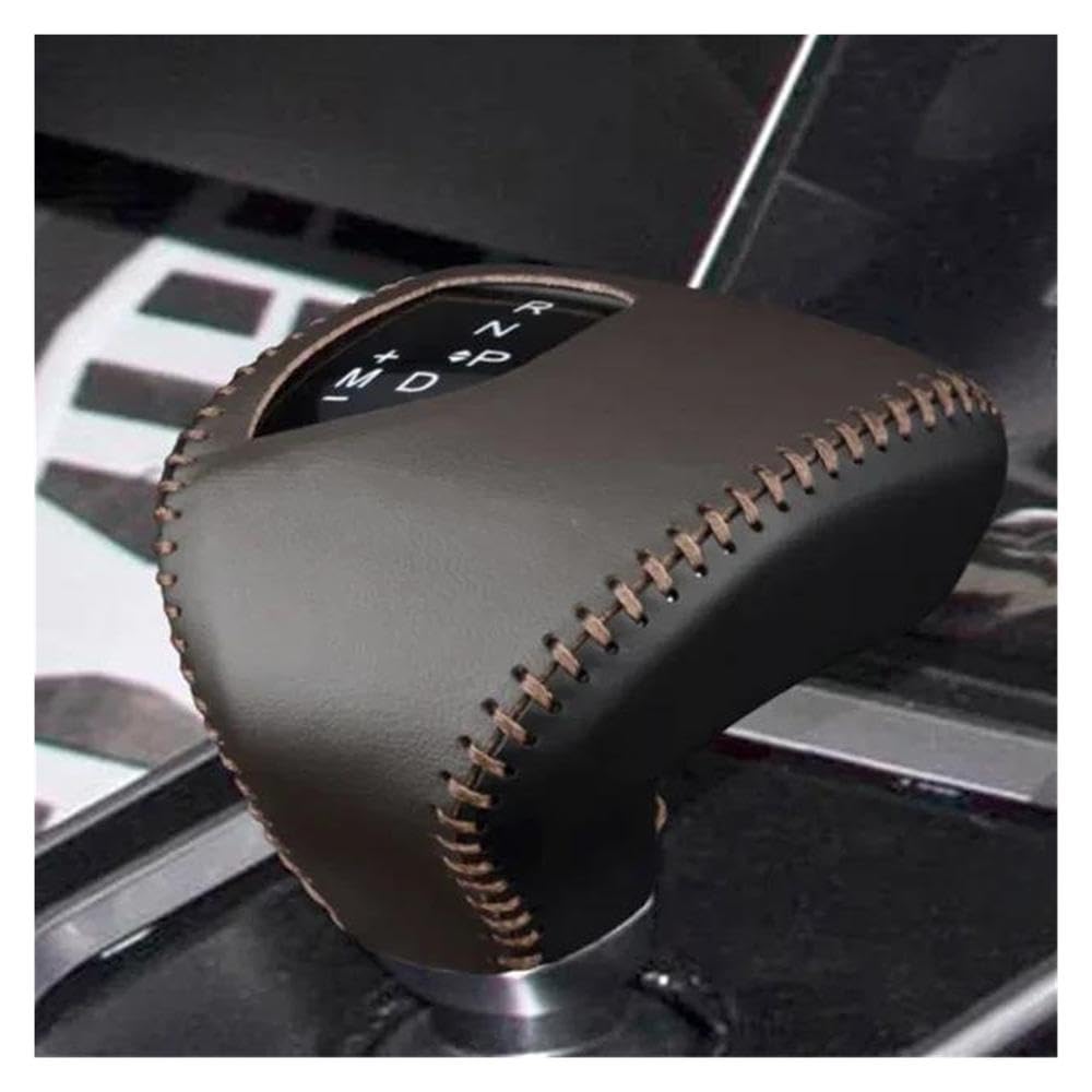 HYASDBWE for Chery for Jetour X70 X90 Plus 2021-2023 Car Gear Shift Head Collars Car Shift Knob Cover Protection Accessories Gear Shifter Parts(Brown)