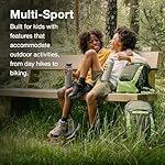 Osprey Talon Jr Boy's Lightweight Hiking Backpack - Kids Adventure Backpack for Travel & Camping, Green Canopy - Image 3