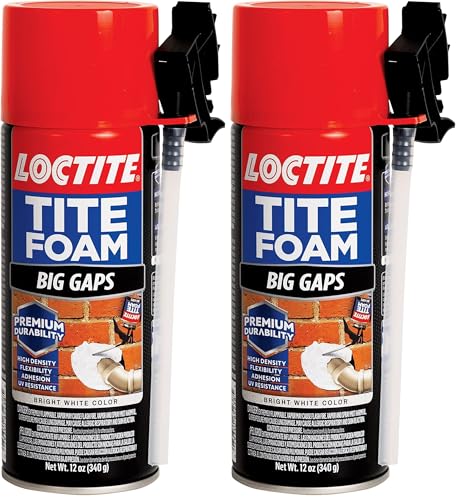 Loctite Tite Foam Big Gaps Spray Foam Sealant, Polyurethane Expanding