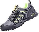  Eagsouni Herren Damen Traillaufschuhe Laufschuhe Sportschuhe Straßenlaufschuhe Sneaker Joggingschuhe Turnschuhe Walkingschuhe Traillauf Fitness Schuhe, Grau, 45 EU