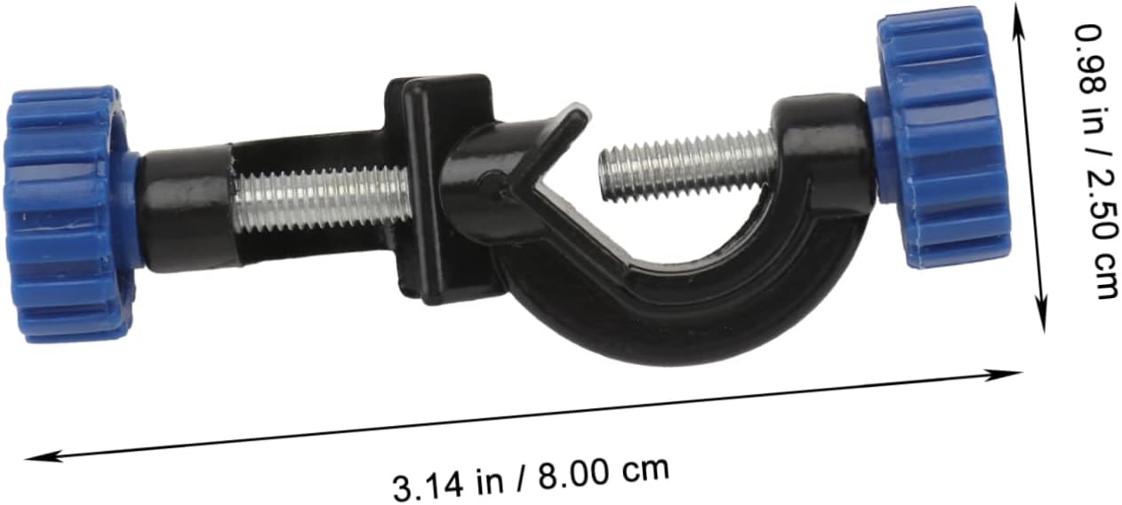 Gatuida 10sets Beaker and Flask Clamp Holders Three-jaw Clamps for Laboratory Use and Clips for Test Tubes Flask Support and Scientific Experiments