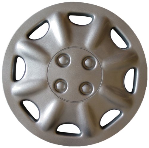 Coppe Copriruota Universali Farad - Set Da 4 Per Cerchi Da 15 Pollici, In Materiale PA66+PP, Vernice Metallizzata