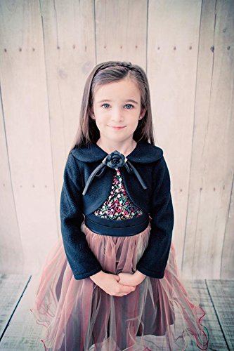 iGirlDress Little Girls Cozy Bolero Jacket Cover Sweater Size 2-122